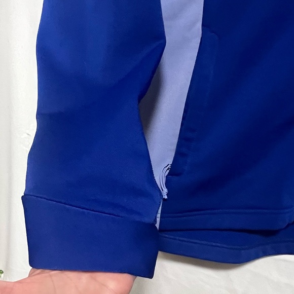 The North Face Royal Blue Two Toned Softshell Jacket Activewear Hiking Layering - Picture 5 of 12